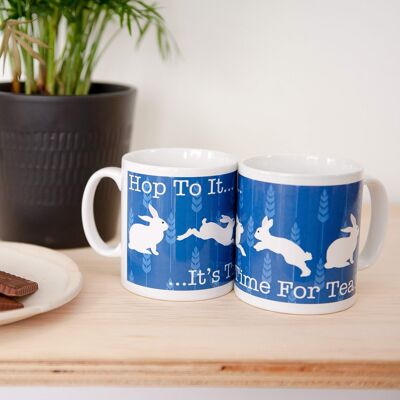 Rabbit Print Mug Standard mug size