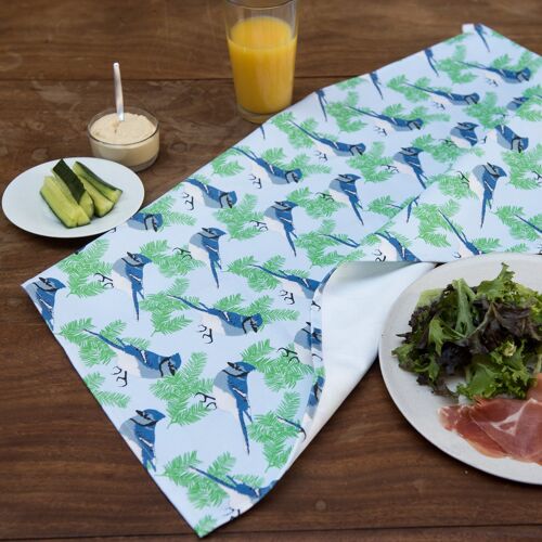 Blue Jay Tea Towel