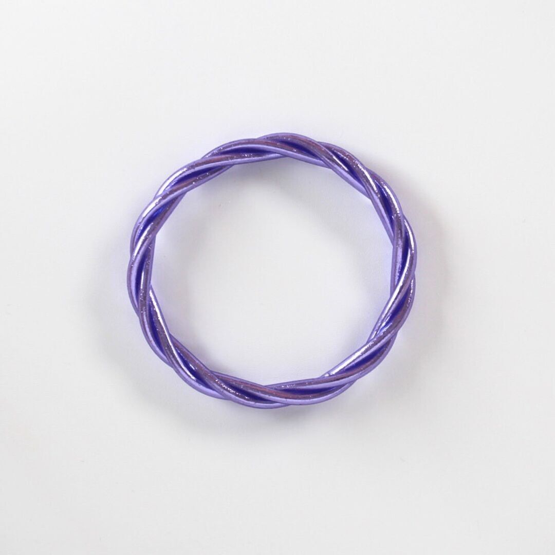 Lilac Twisted Buddhist Bracelet