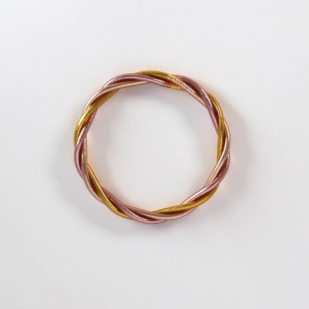Multi Gold Twisted Buddhist Bracelet