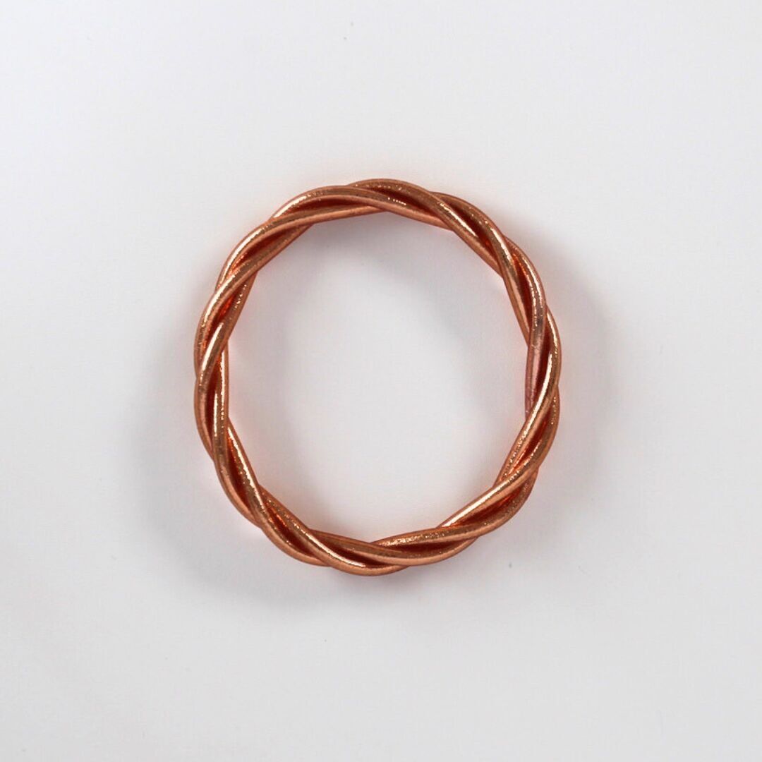 Peach Twisted Buddhist Bracelet