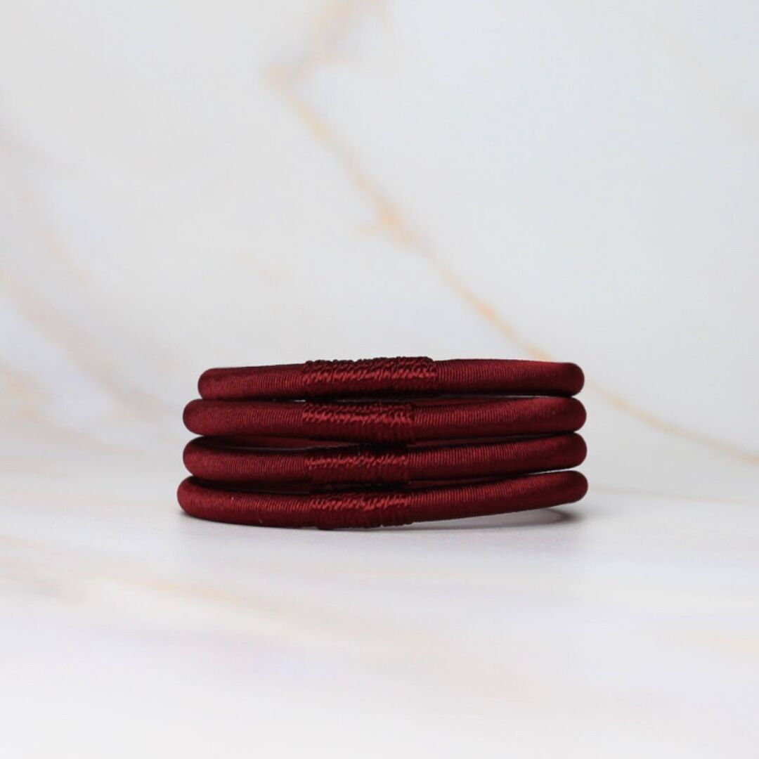 Bracciale rigido marocchino classico in granato Sabra