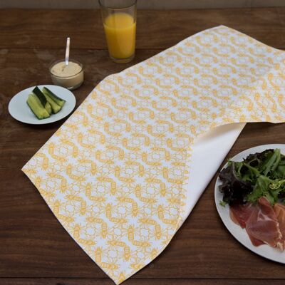 Bee Print Tea Towel