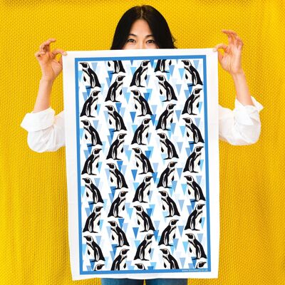 African penguin Print Tea Towel