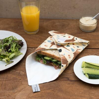 Wren Print Sandwich Wrap