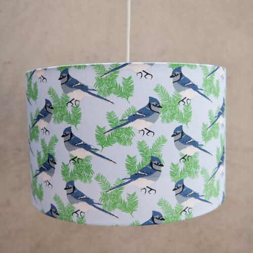 Blue Jay Print Table Lampshade 25cm Diameter (approximate height 21cm) 2