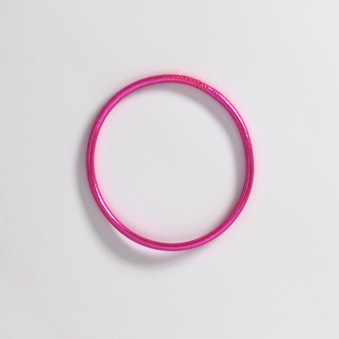 Fine fuchsia Buddhist bangle