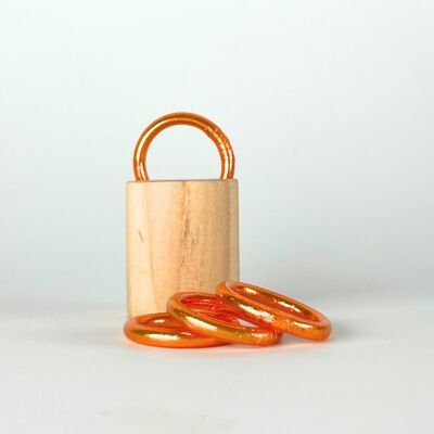 Orange Buddhist Ring