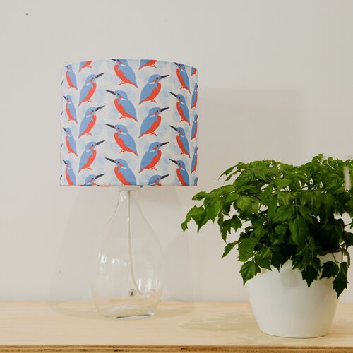 Kingfisher Lampshade 20cm Diameter (approximate height 18cm)