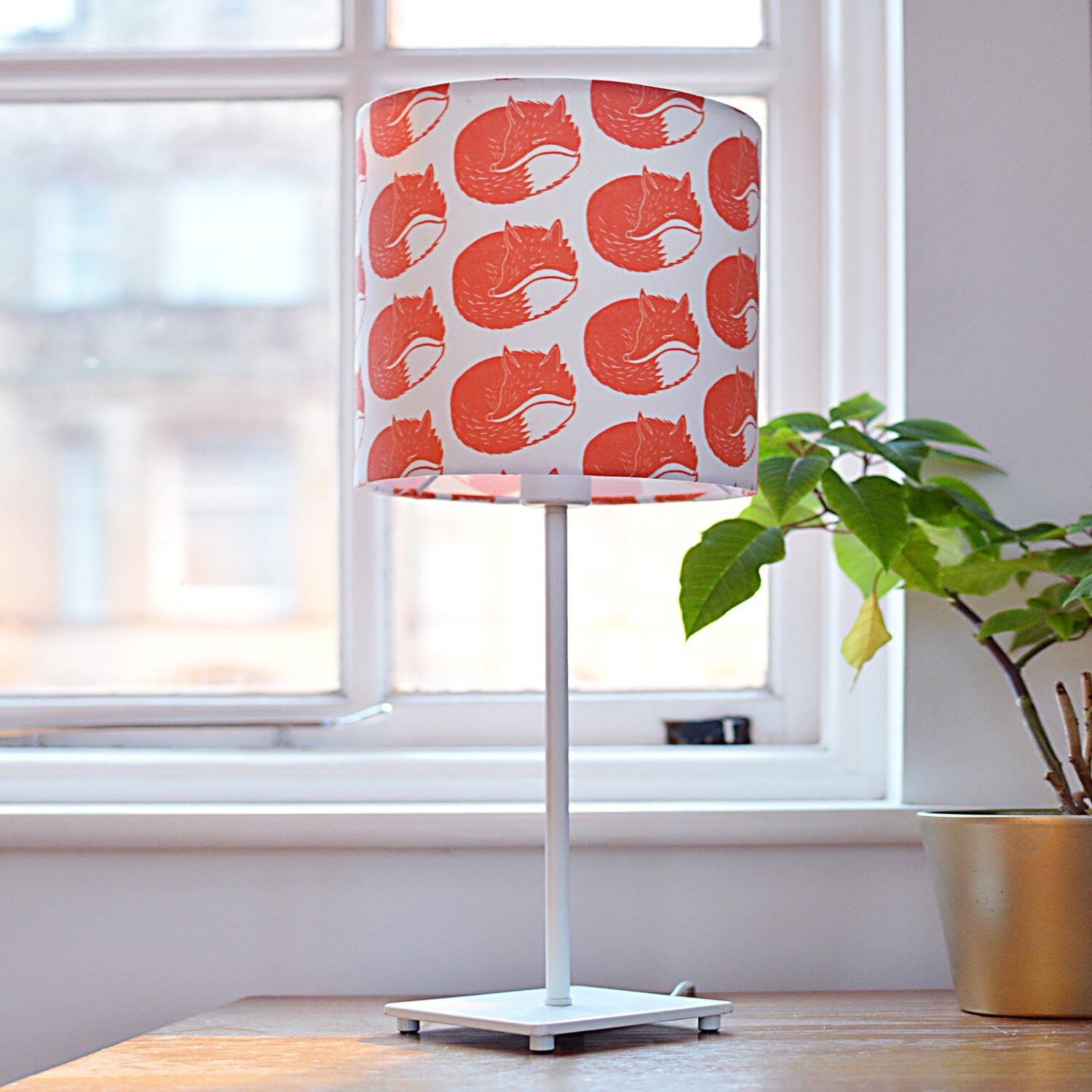 Fox Print 30cm Diameter Lampshade