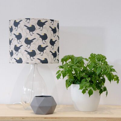 Blackbird Lampshade 20cm Diameter (approximate height 18cm)