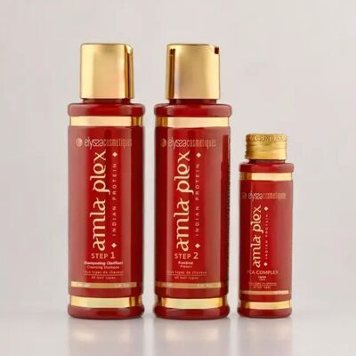 Mini Kit Alisado Indio Amla Plex 2x100ml + PCA 30ml