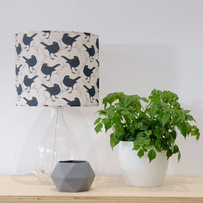 Blackbird Lampshade 40cm Diameter (approximate height 25cm)