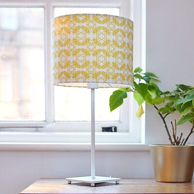 Bee Print Lampshade 25cm Diameter (approximate height 21cm)