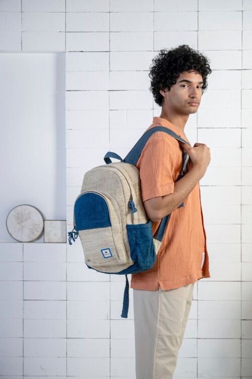 Annapurna Backpack Natural e Índigo