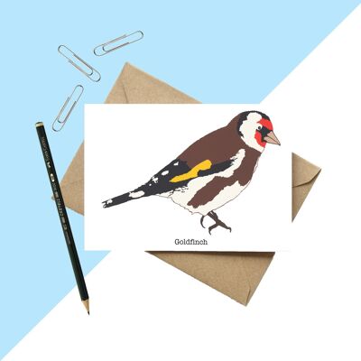 Goldfinch Greetings Card A6