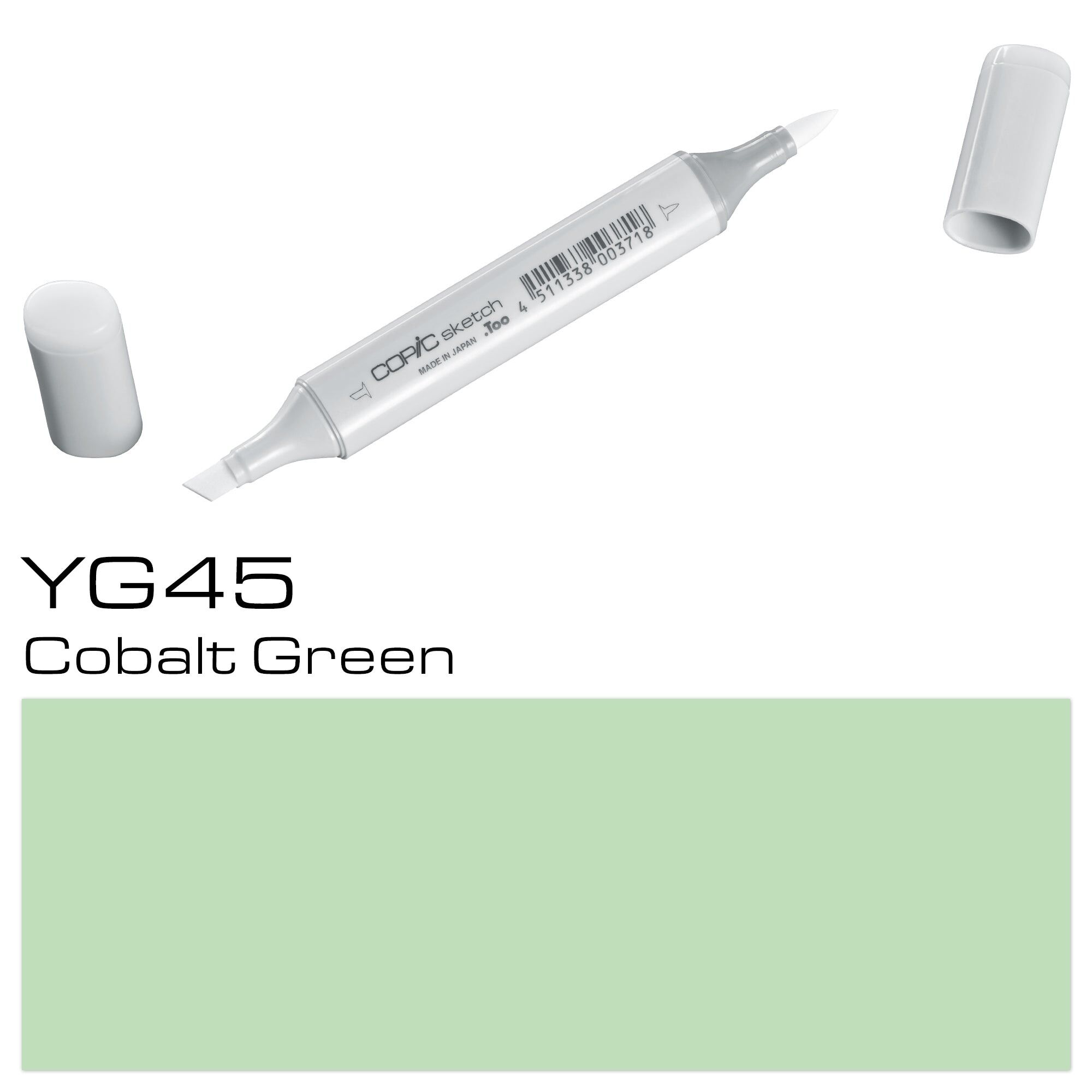 Marqueur de couleur COPIC Sketch - (YG-63) Vert pois, pour l'art et l'artisanat, le coloriage, les graphiques, le surligneur, le design, l'anime, les professionnels et les débutants, les fournitures d'art et les livres de coloriage