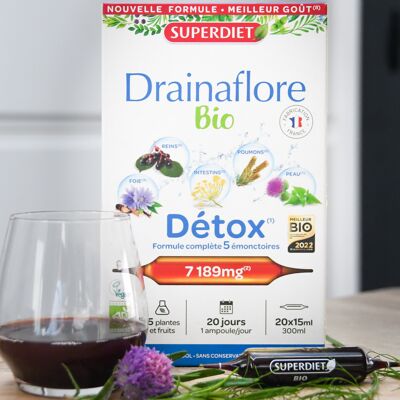 SUPERDIET - DRINAFLORE BIOLOGICO - 20 FIALE DA 15ML