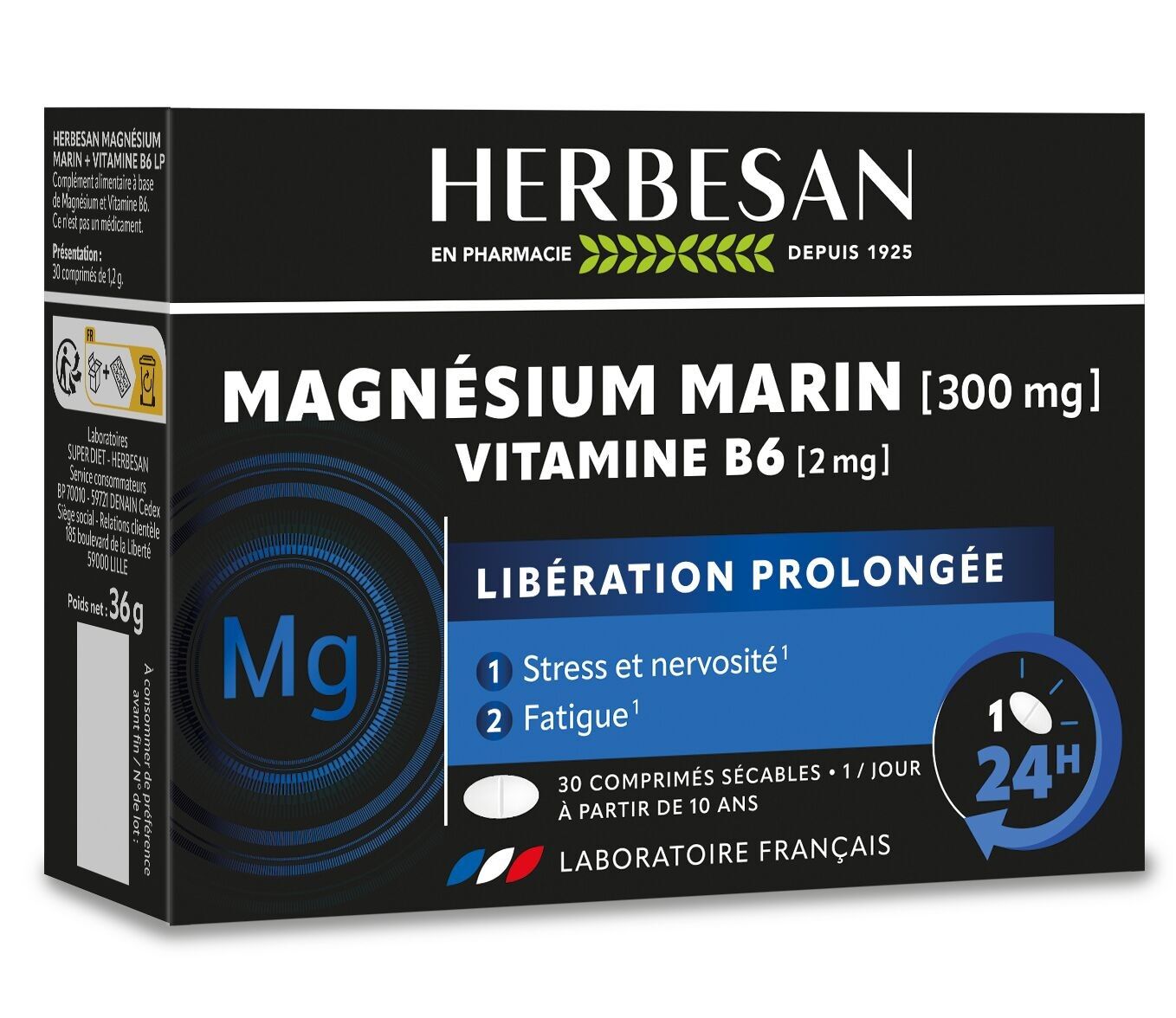 HERBESAN - MAGNESIO A RILASCIO PROLUNGATO - 30 COMPRESSE
