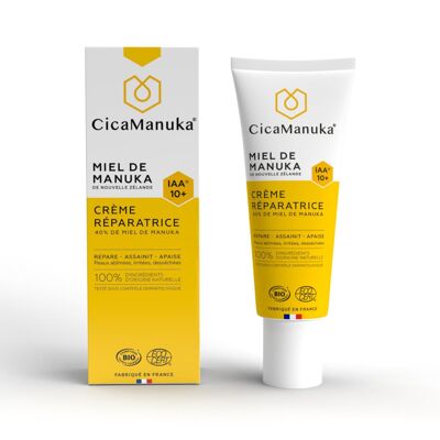CICAMANUKA - CREME REPARATRICE AU MIEL DE MANUKA IAA10+ - TUBE DE 40ML