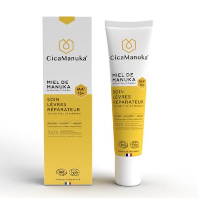 CICAMANUKA - CUIDADO LABIAL REPARADOR CON MIEL DE MANUKA IAA15+ - TUBO 15ML