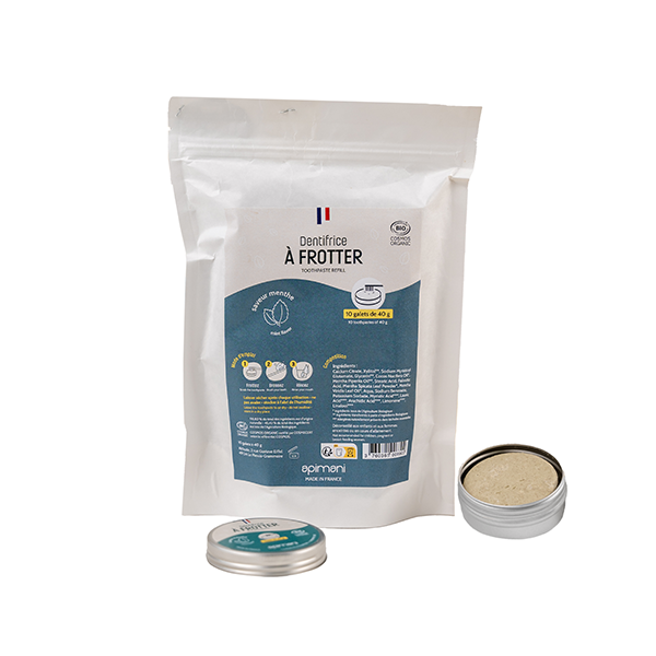 Solid toothpaste refill - mint - pack of 10