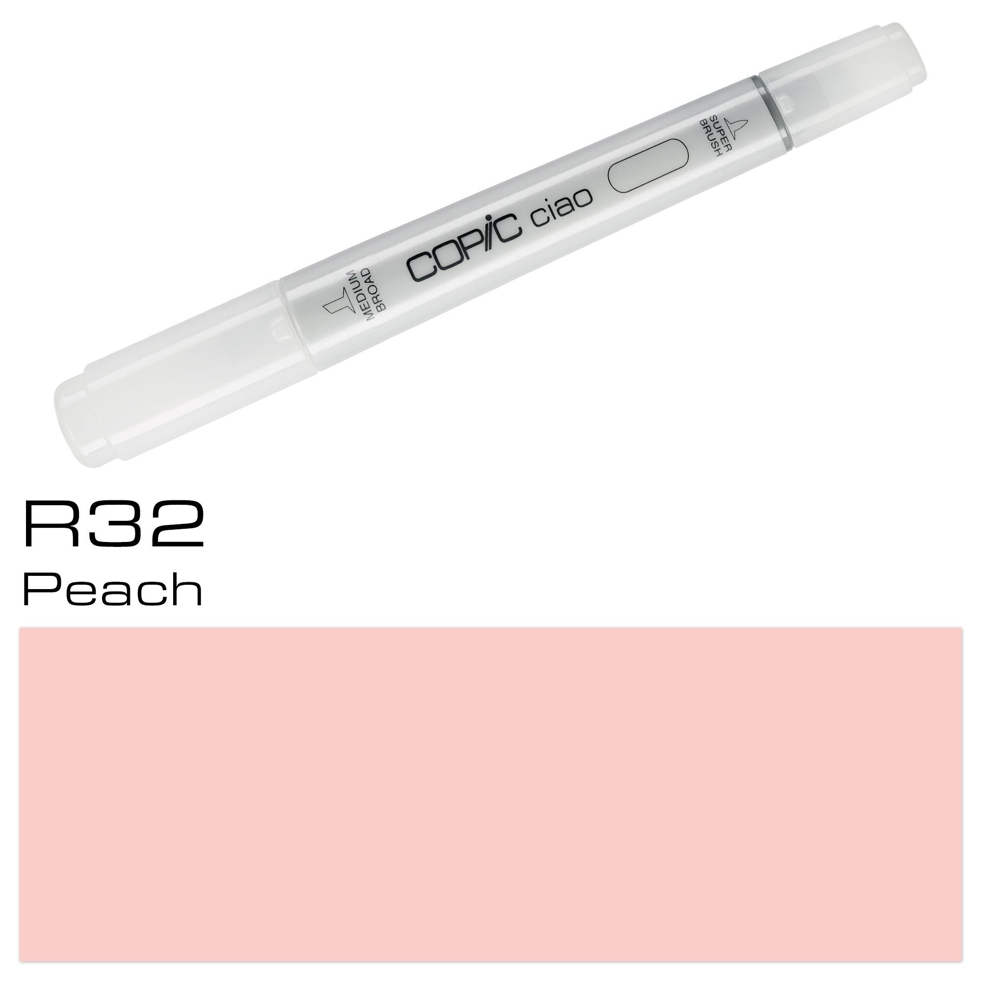 COPIC Ciao Farbmarker - (R-32) Pfirsich, für Kunst & Handwerk, Ausmalen, Grafiken, Textmarker, Design, Anime, Profis & Anfänger, Künstlerbedarf & Malbücher
