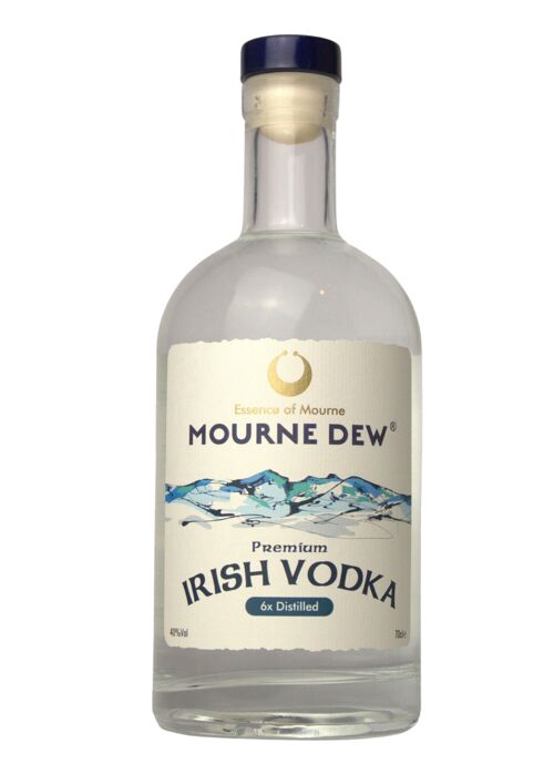 Mourne Dew 6x Distilled Premium Irish Vodka (40% ABV)