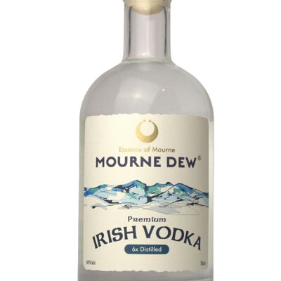 Morne Dew 6x Destillierter irischer Premium-Wodka (40% Vol.)