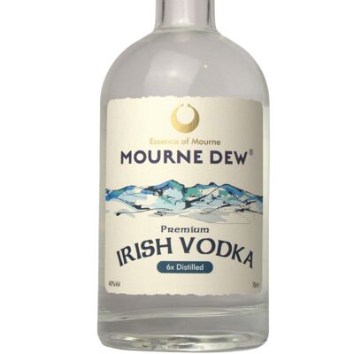Morne Dew 6x Destillierter irischer Premium-Wodka (40% Vol.)