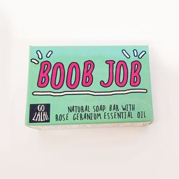 Boob Job Soap Bar Funny Rude Novelty Gift Award Winning 1