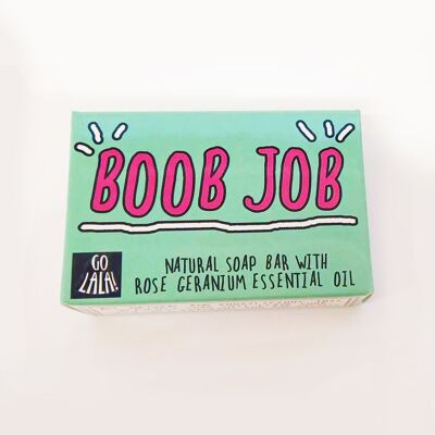 Boob Job Soap Bar Funny Rude Novelty Gift Award Winning