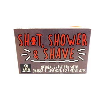 Sh*t, Shower and Shave - Barre de rasage Funny Rude Novelty Gift Award Winning 1
