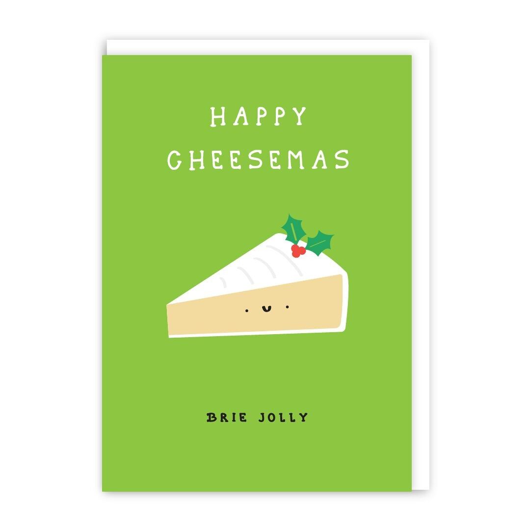 Biglietto di auguri di Natale per il Cheesemas