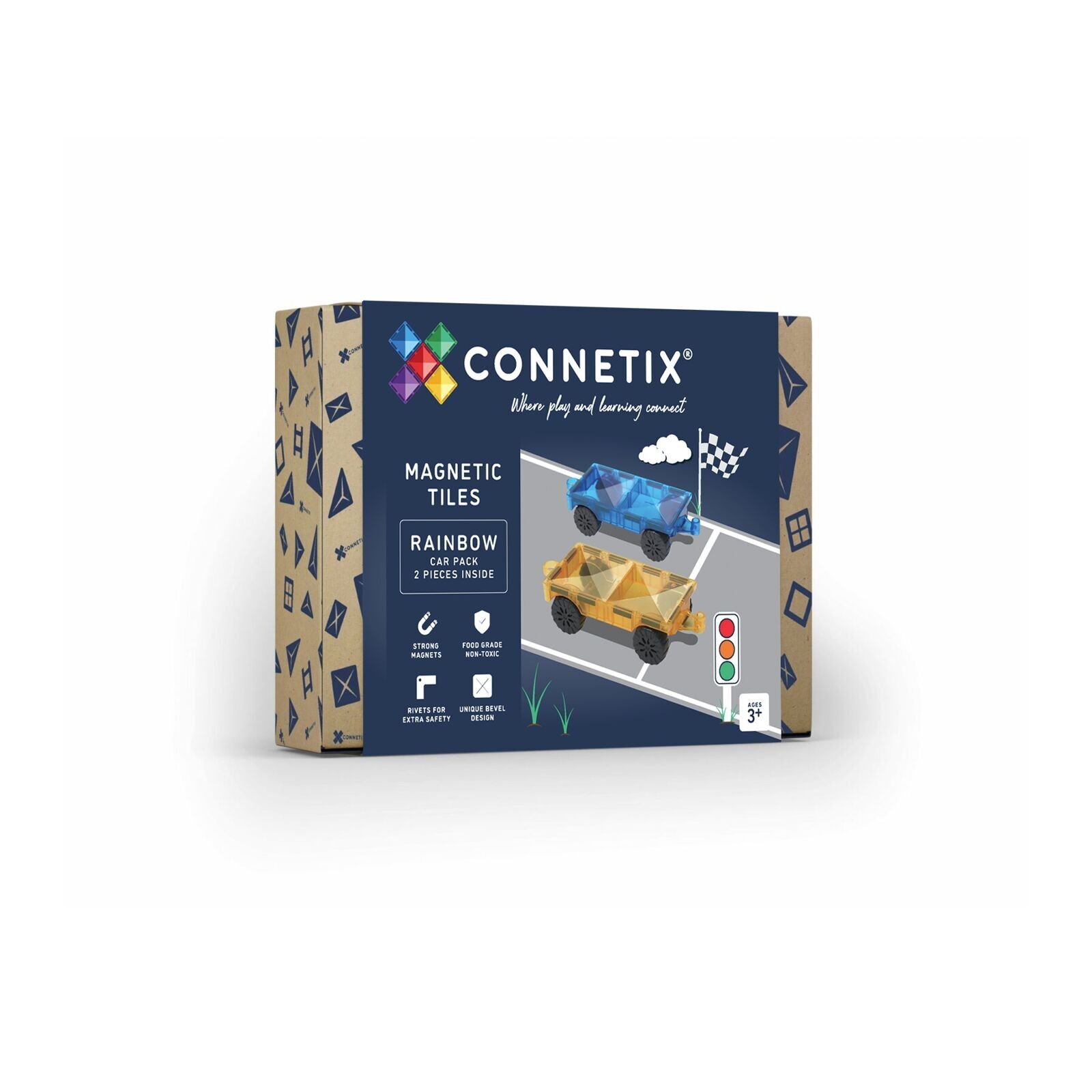 Connetix Rainbow Transport Set - 50 Parça