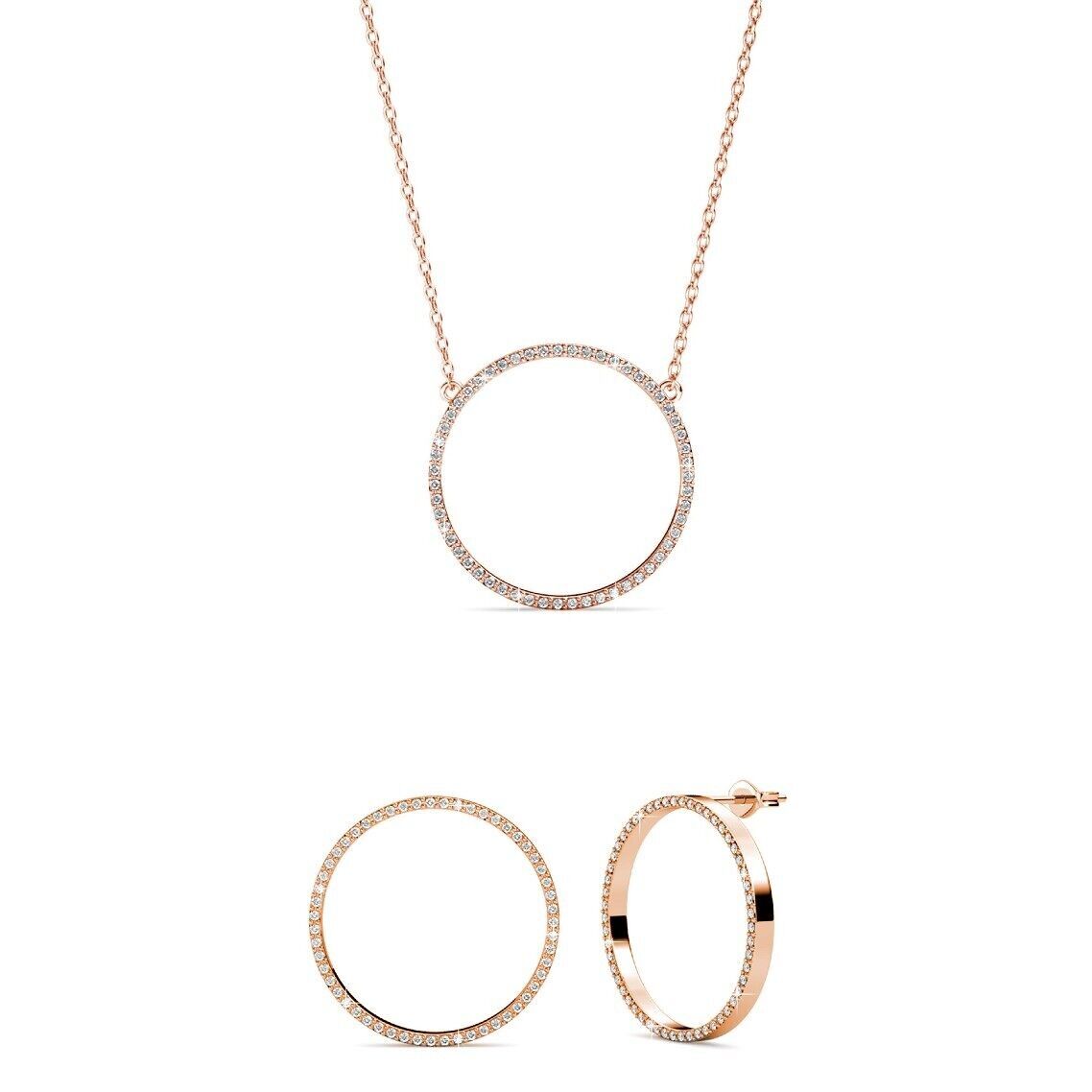 Olina-Sets – Roségold und Kristall