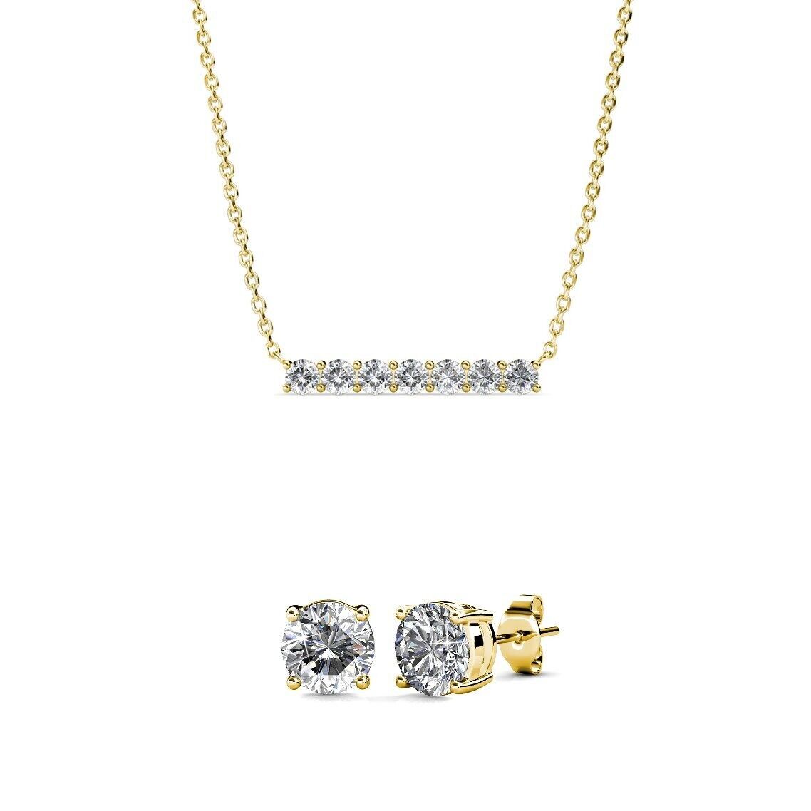 Mary Myriad Geburtsstein-Sets – Gold und Kristall