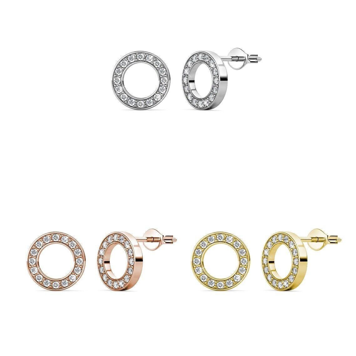 Orecchini Ophir - Oro, oro rosa, argento e cristallo