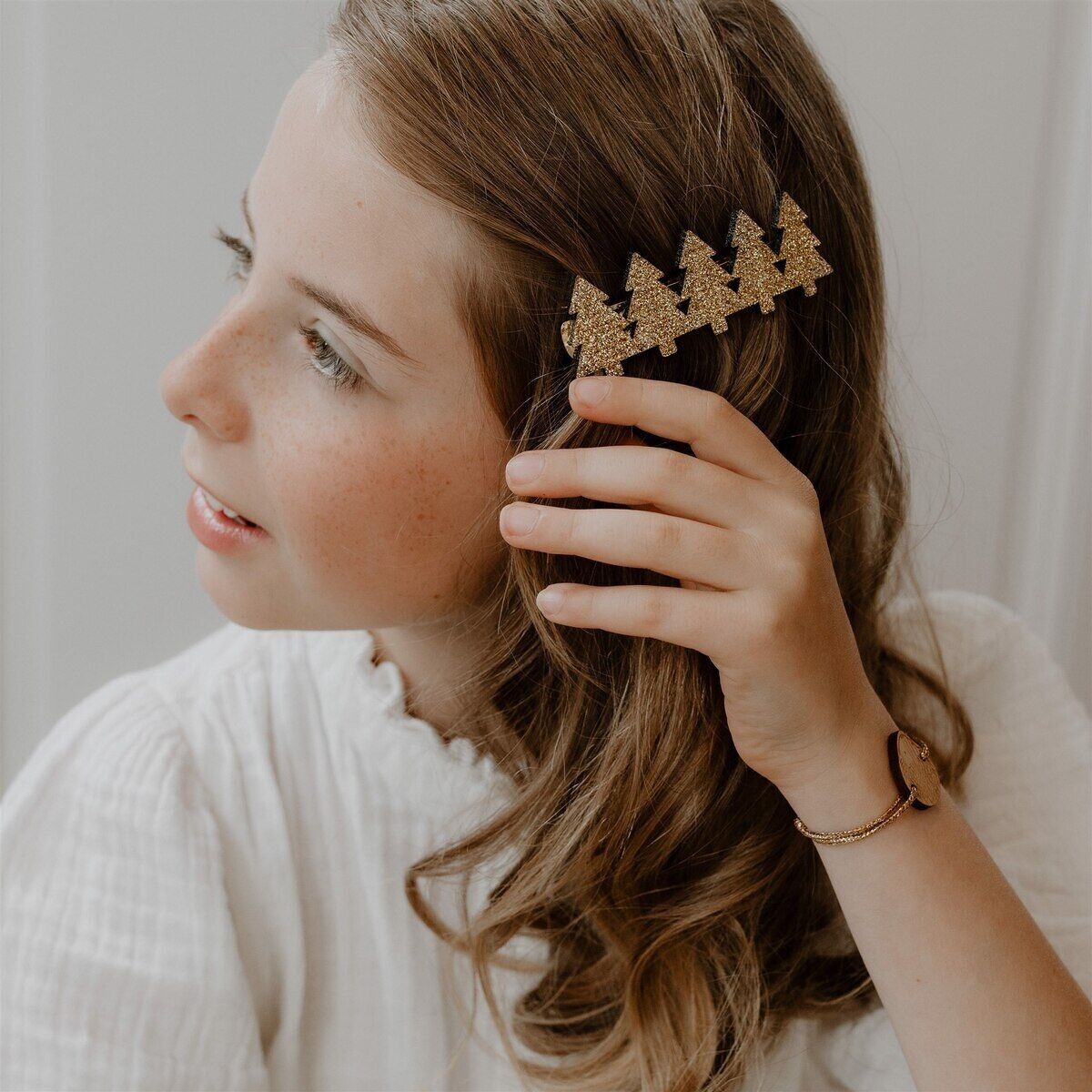 Molletta con clip - Abete