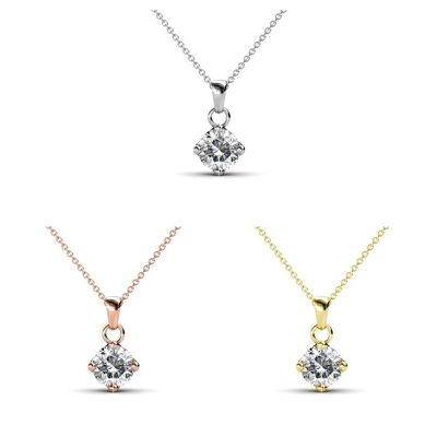 Classical Pendants - Gold, Rose Gold, Silver and Crystal