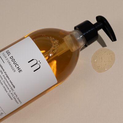 Orange blossom scented shower gel