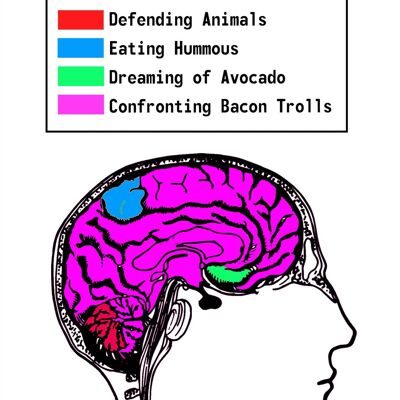 Cerebro vegano