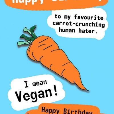 Carrot Crunching Human Hater