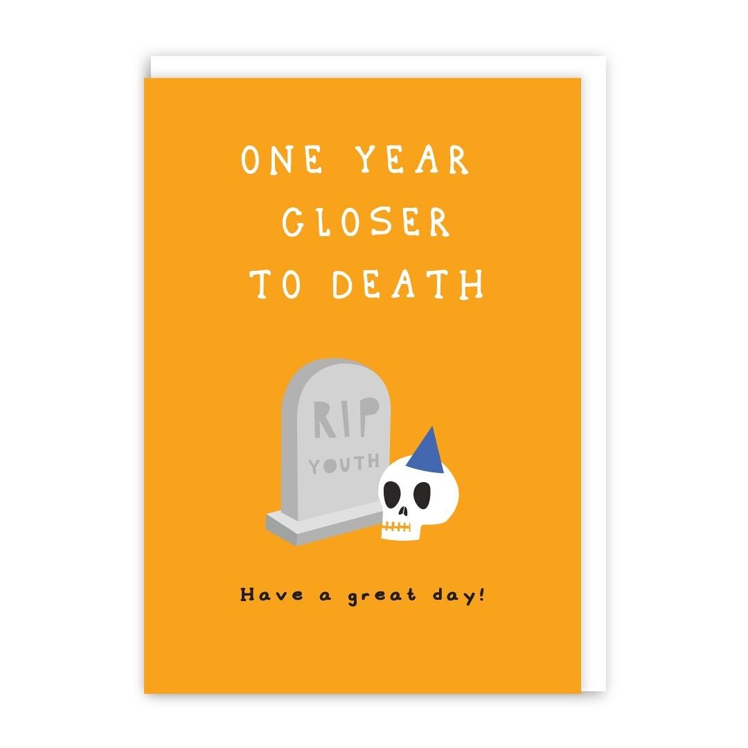 Biglietto di auguri per il compleanno dei giovani RIP