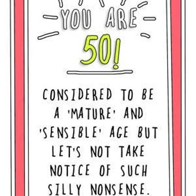 50 tarjeta de cumpleaños madura