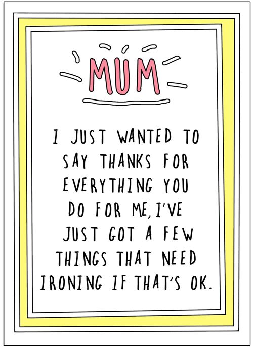 Mum Ironing RAG02