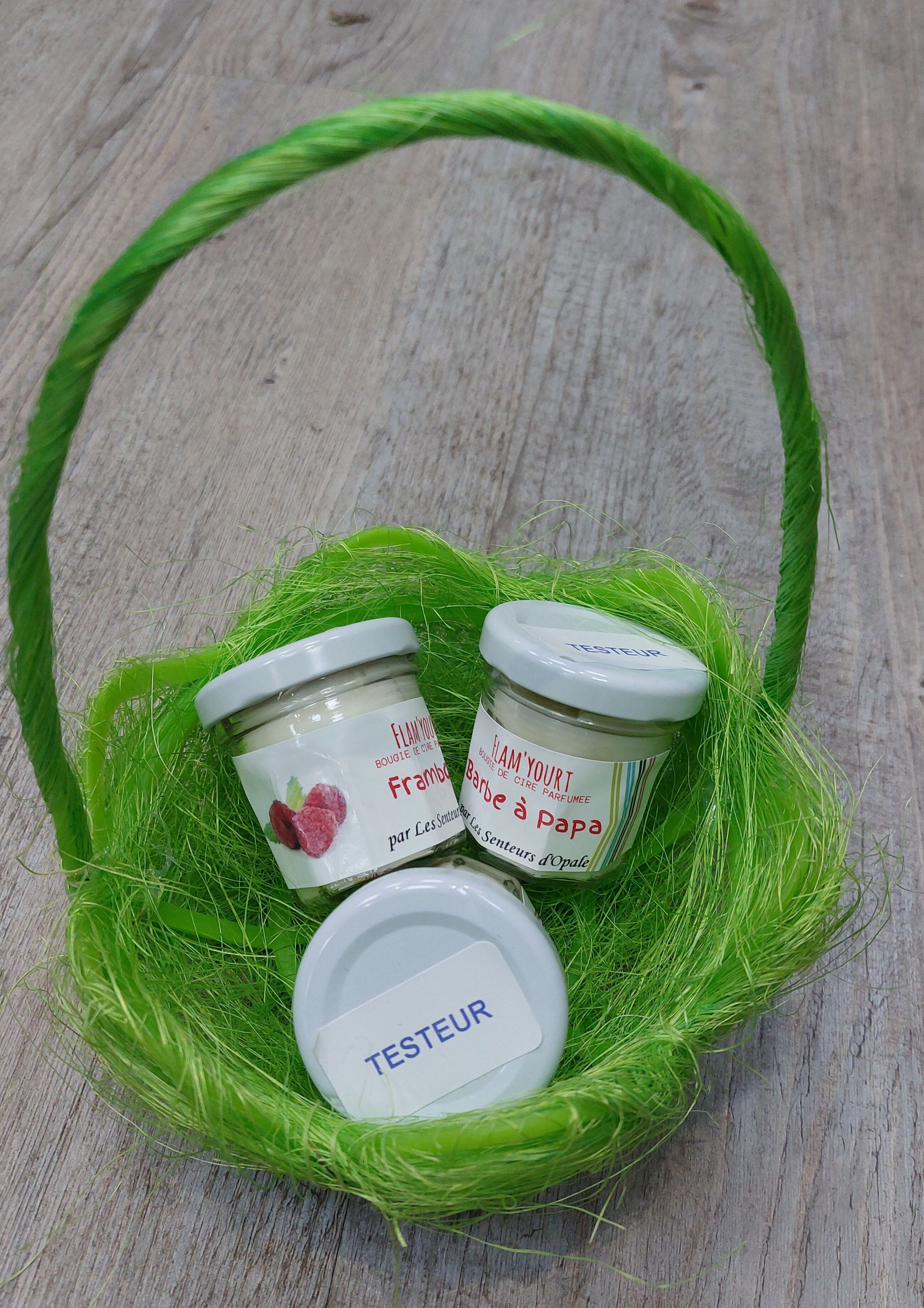 TESTER candela profumata FLAM'YOURT