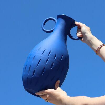 Arcila Vase - Matte Blue