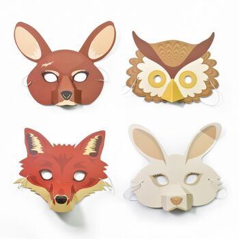 Créez vos propres masques d'animaux des bois 3