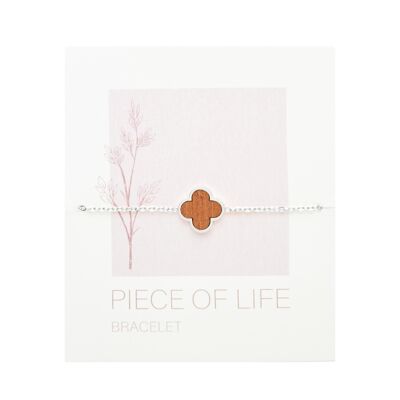 Bracelet-Piece Of Life-Stainless St.-Clover